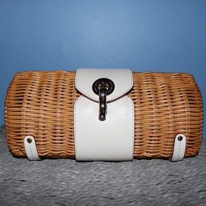 Kate Spade Wicker Clutch